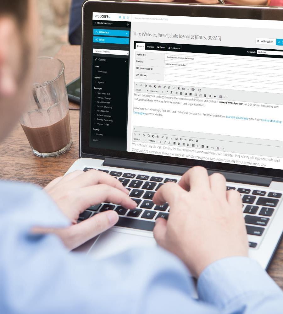 Mise à jour du site web - Creation